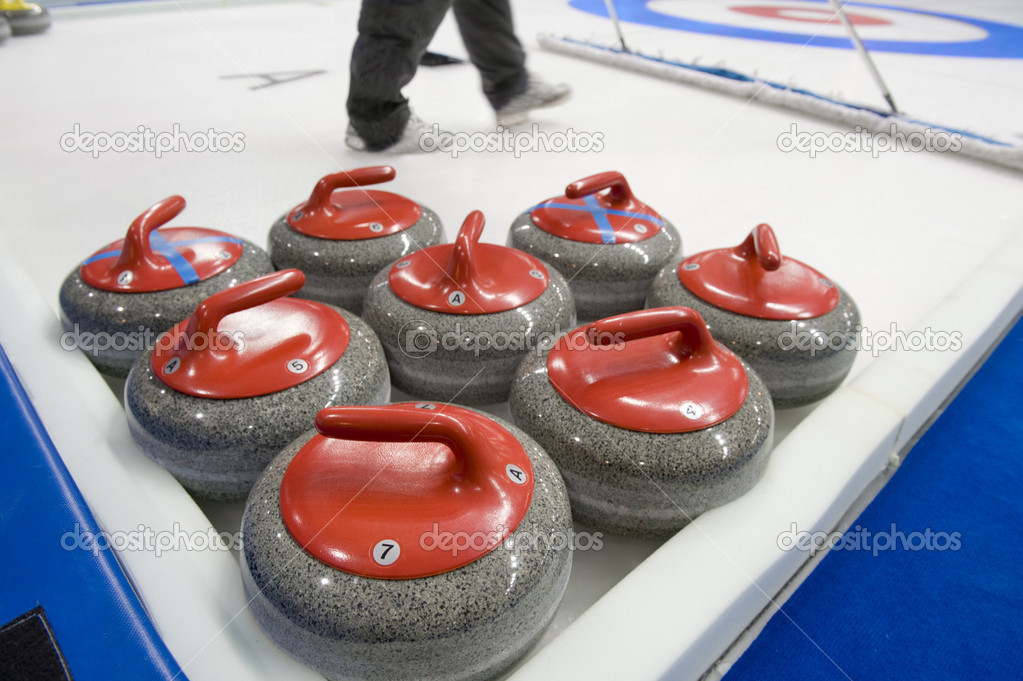 Curling stones Stock Photo by ©Bork 13219537