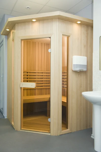 Wooden sauna — Stock Photo, Image
