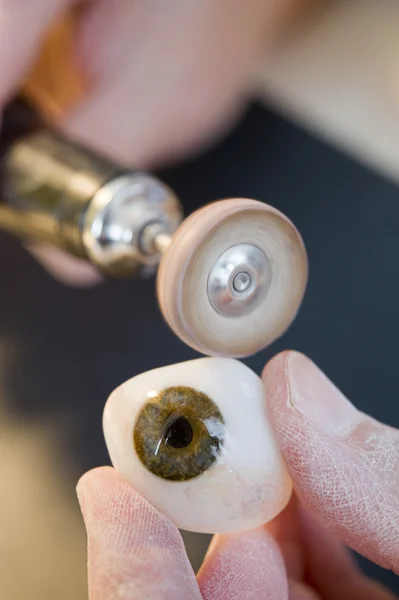 Cosmetic ocular prosthesis — Stock Photo, Image