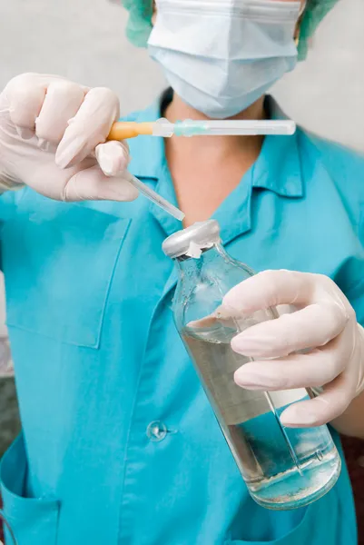 Preparação de medicamentos — Fotografia de Stock