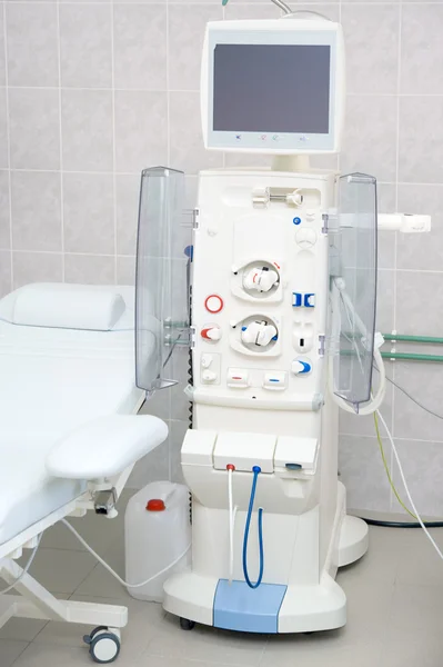 Máquina de diálise no hospital — Fotografia de Stock