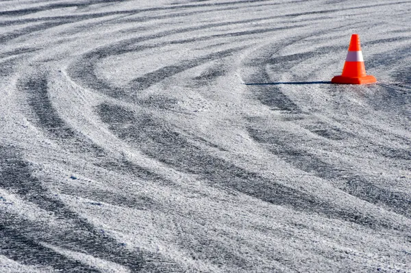 Slippery road — Stock Photo, Image