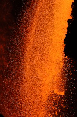 metal kaynayan bir patlama