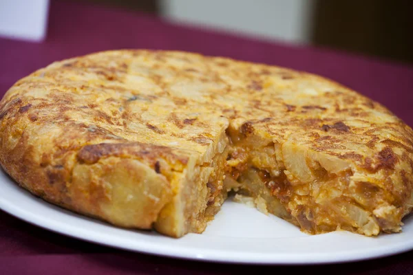 Hiszpańska Omelette — Zdjęcie stockowe