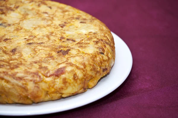 Hiszpańska Omelette Zdjęcie Stockowe