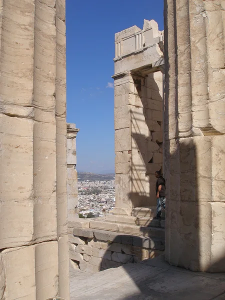 Propylea Akropolis — Stockfoto