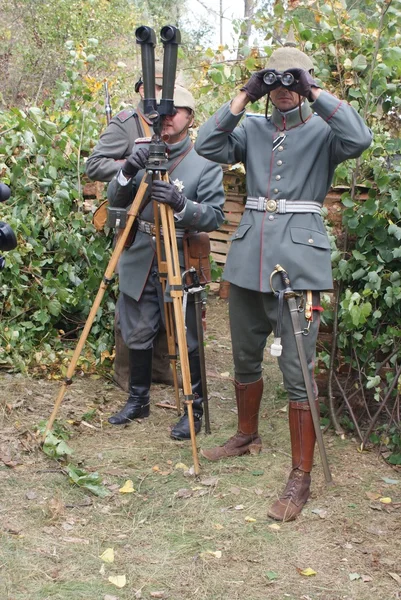 Prussian soldiers — Stock Photo, Image