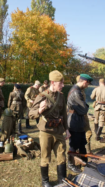 Russian solders — Stock Photo, Image