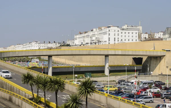 Rampa drogi wejścia do brighton marina — Zdjęcie stockowe