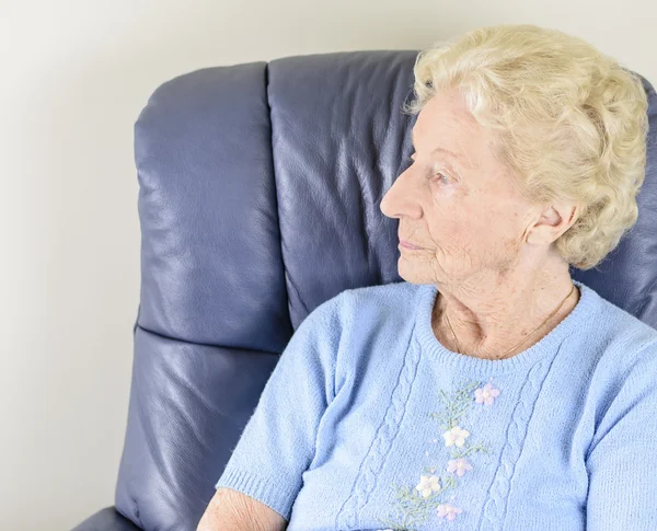 Lonely Old Lady — Stock Photo, Image