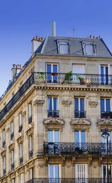 Pretty Apartment Block Parigi Francia Immagine Stock