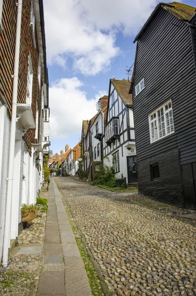 Cobbled Street In Rye, East Sussex — Stock Photo, Image