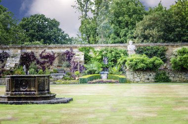 Ornamental Walled Garden at Hever Castle clipart