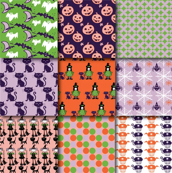 Gelukkig halloween collectie — Stockvector