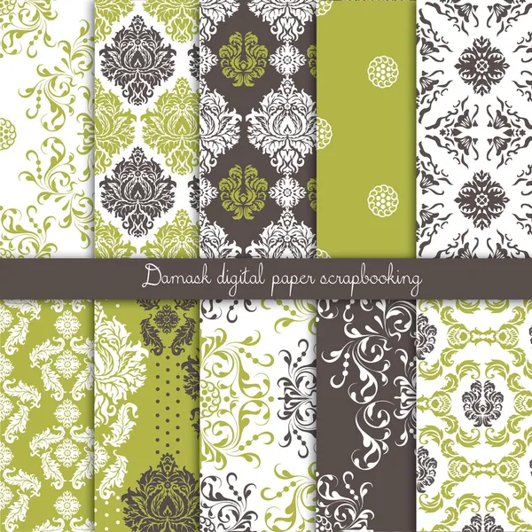 Set of vector paper for scrapbook Stock Vector