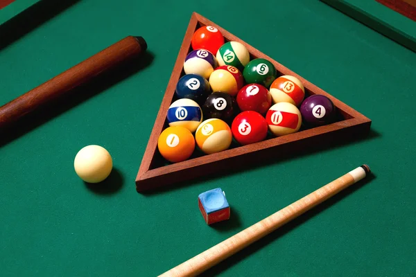 Billiards elements — Stock Photo, Image