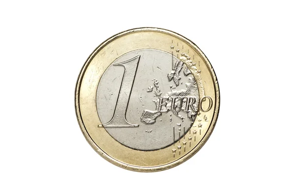 Eine Ein-Euro-Münze Stockbild