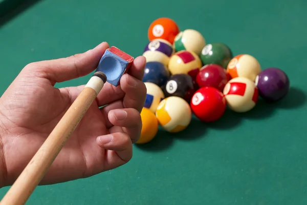 Billiards elements — Stock Photo, Image