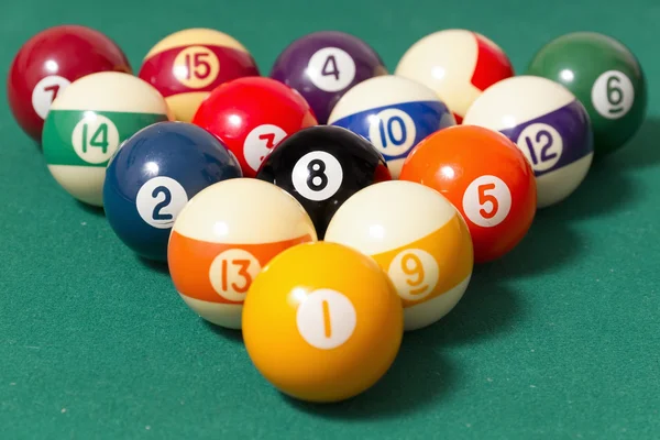 Billiards balls — Stock Photo, Image