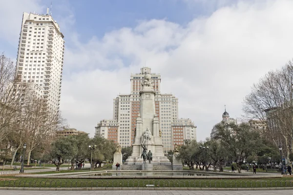 Španělské náměstí, madrid, Španělsko — Stock fotografie