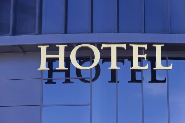 Hotelschild — Stockfoto