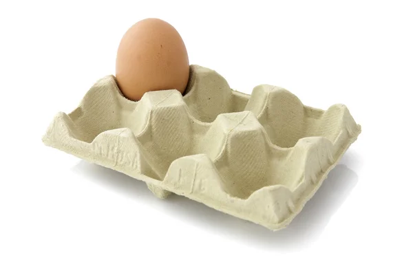 패키지에 한 계란 — 스톡 사진