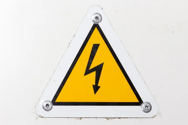 High voltage sign