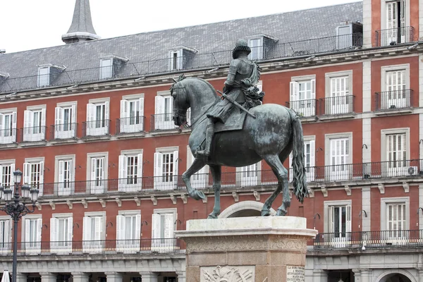 Plaza Mayor Square, Madryt, Hiszpania — Zdjęcie stockowe