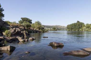 Minho nehir, ourense, Galiçya, İspanya