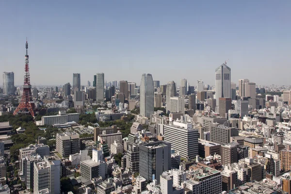 Tokyo cityscape with skyscrapers