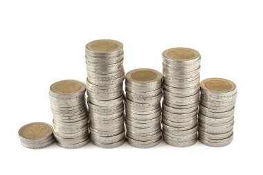 iki Euro coins kuleleri