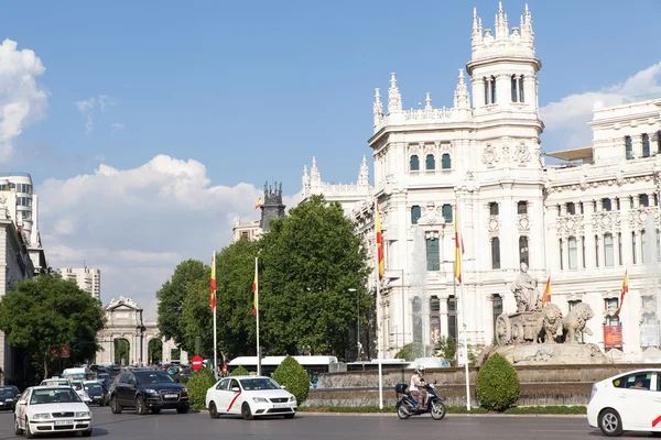 Cibeles-Platz, Madrid, Spanien — Stockfoto