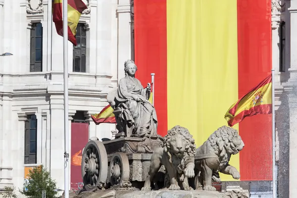 Plaza Cibeles, Madrid, España — Foto de Stock