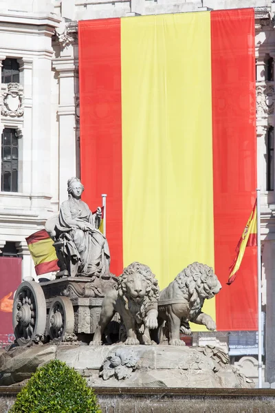Plaza Cibeles, Madrid, España — Foto de Stock