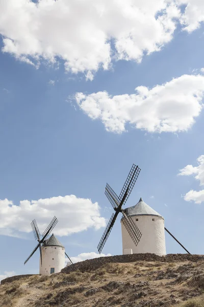 Beautiful windmill in Consuegra, Toledo, Spain — Stock Photo, Image