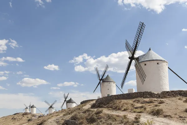 Beautiful windmill in Consuegra, Toledo, Spain — Stock Photo, Image