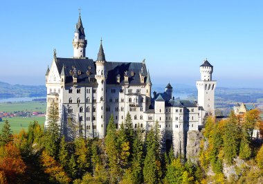Amazing Neuschwanstein castle clipart