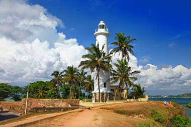 Işık houe - Galle fort (Sri Lanka resimsel görünümünü)