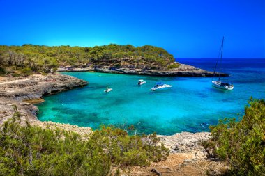Mallorca beaches clipart