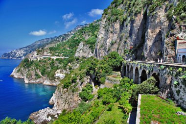 Stanning Amalfi coast clipart