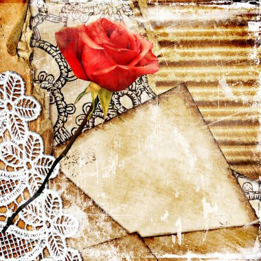 romantik retro arka plan