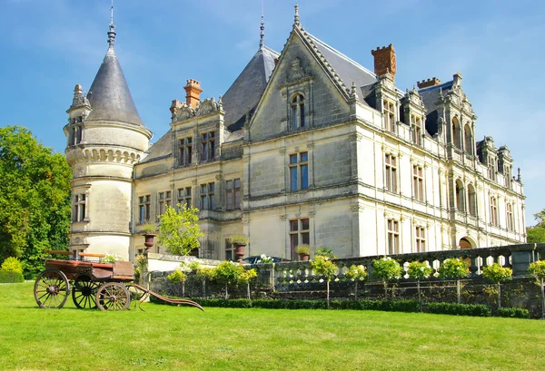 Prachtige kastelen van Frankrijk - la bourdaisiere — Stockfoto