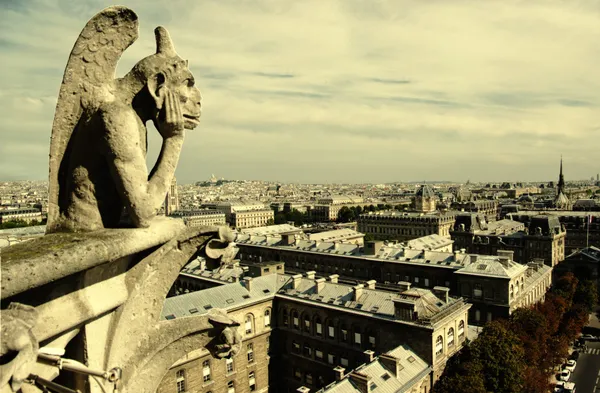 Guards of old city - artistic toned picture — Stock Photo, Image