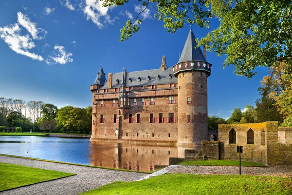 Schönes schloss de haar - holland — Stockfoto