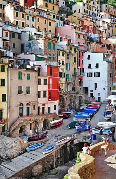 Kleuren van zonnig Italië serie - monarolla, cinque terre — Stockfoto