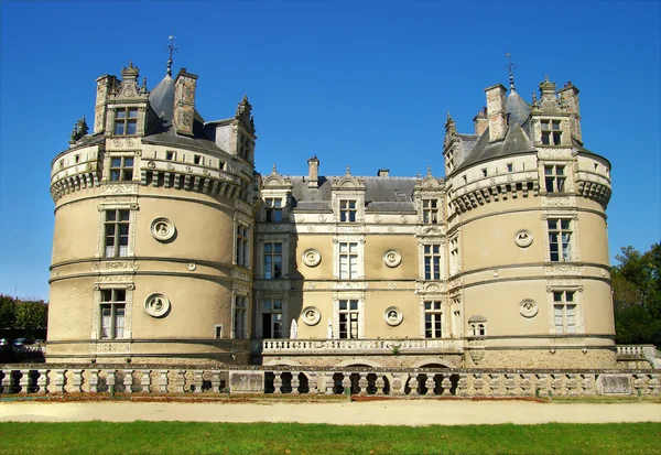 Middeleeuwse kastelen van de Loirevallei - le-lude — Stockfoto