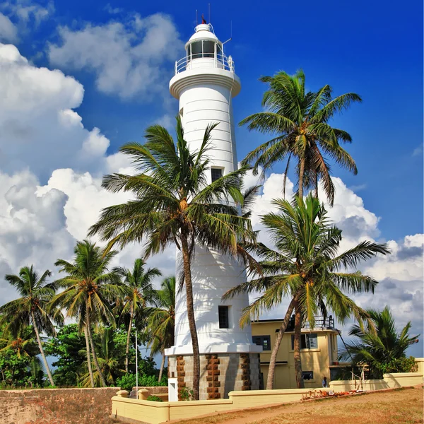 Obrazowym widok światła houe - Galle fort (Sri Lanka) — Zdjęcie stockowe