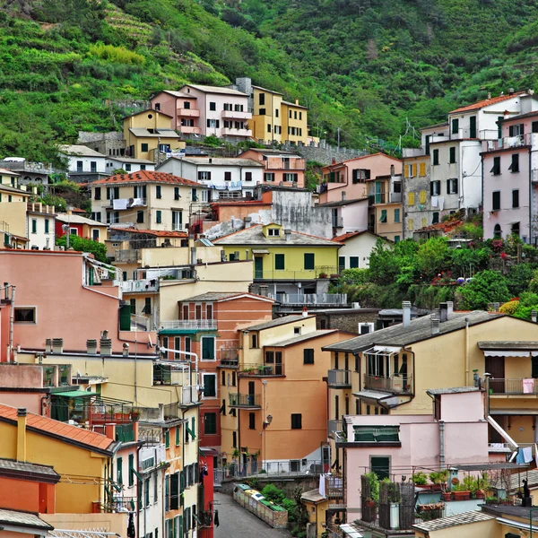 Bella Italia series - Riomaggiore village, Cinque terre — Stock Photo, Image