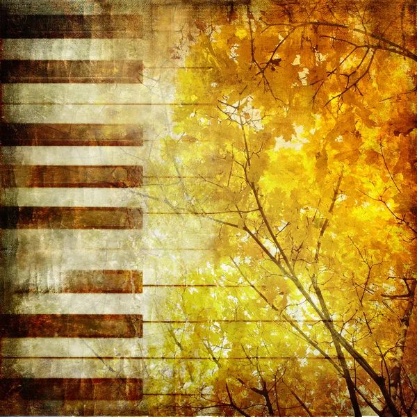 Podzimní hudba — Stock fotografie