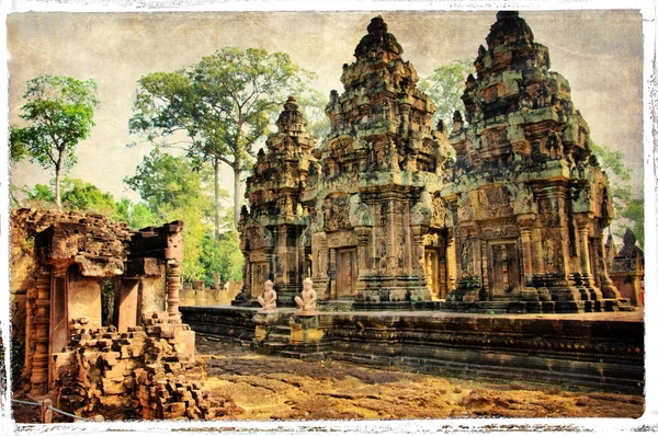 Camboja templo ruínas — Fotografia de Stock